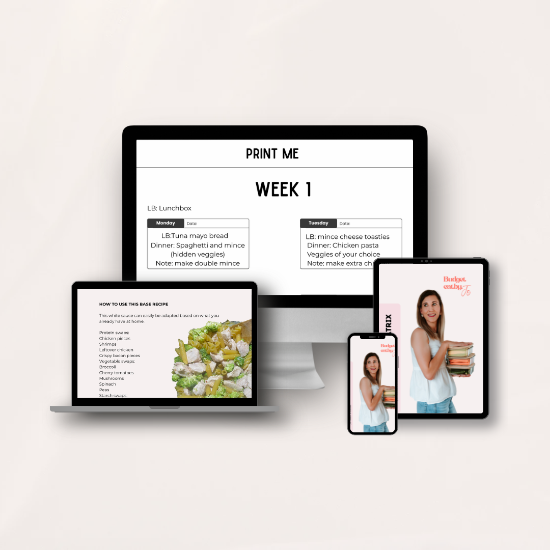 Budget Meal Plan Matrix